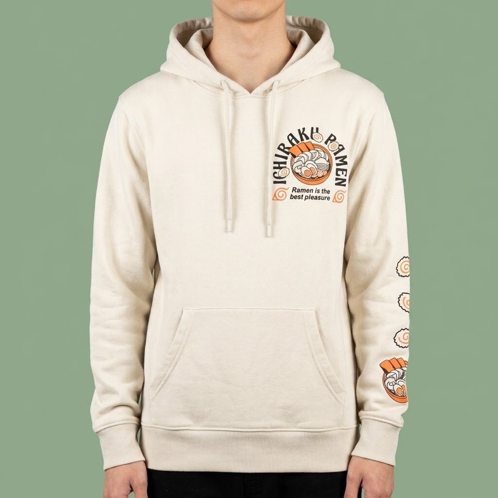 Naruto Shippuden Ichiraku Ramen Hoodie‎ Unisex S Anime Graphic Pullover